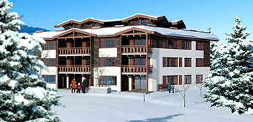 3D Visuals Visualisaties Exterieurs Hotel Hotels Skihut Ski Lodge
